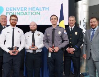 Image of Community Service Awards winners at 5th Annual Paramedics Awards Celebration